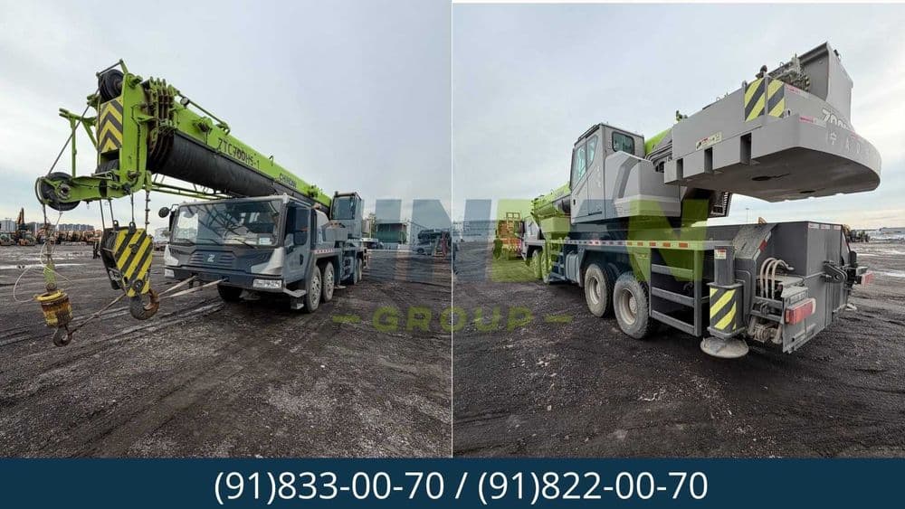 Автокран Zoomlion ZTC700H5-1 70 тонналик сотувда — 1