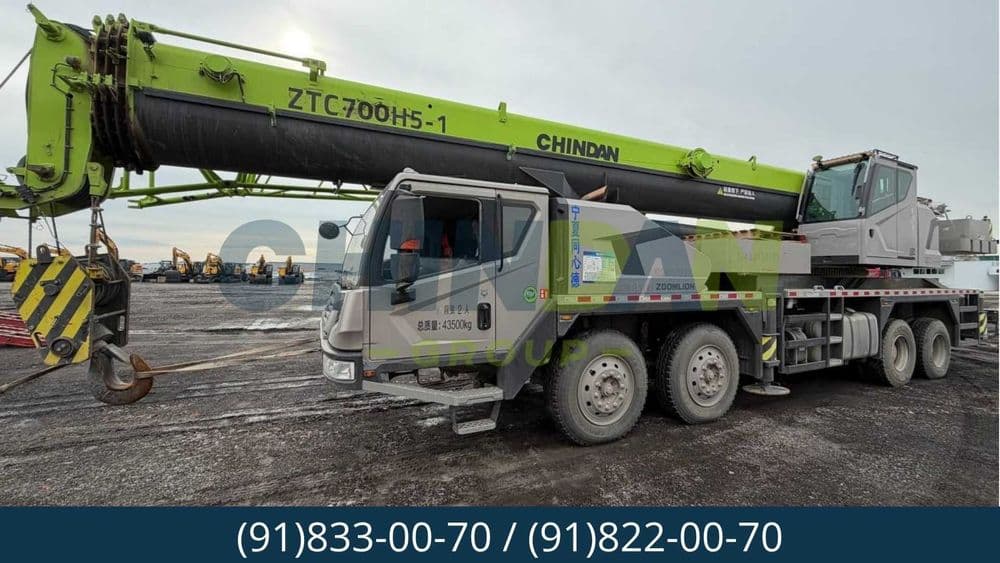 Автокран Zoomlion ZTC700H5-1 70 тонналик сотувда — 3