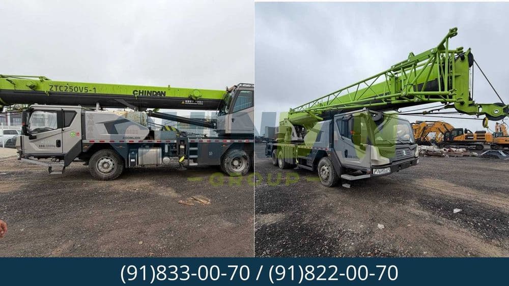 Автокран Zoomlion ZTC250V5-1 25 тонналик — 2