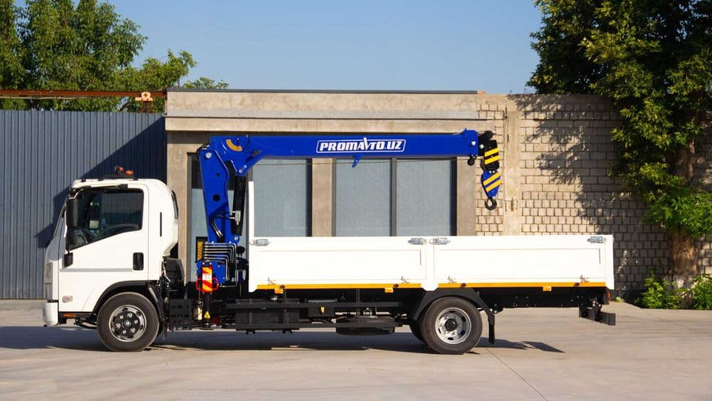 Кран - манипулятор / манипулятор 3.0 т. с бортом на базе ISUZU NQR90L — 2