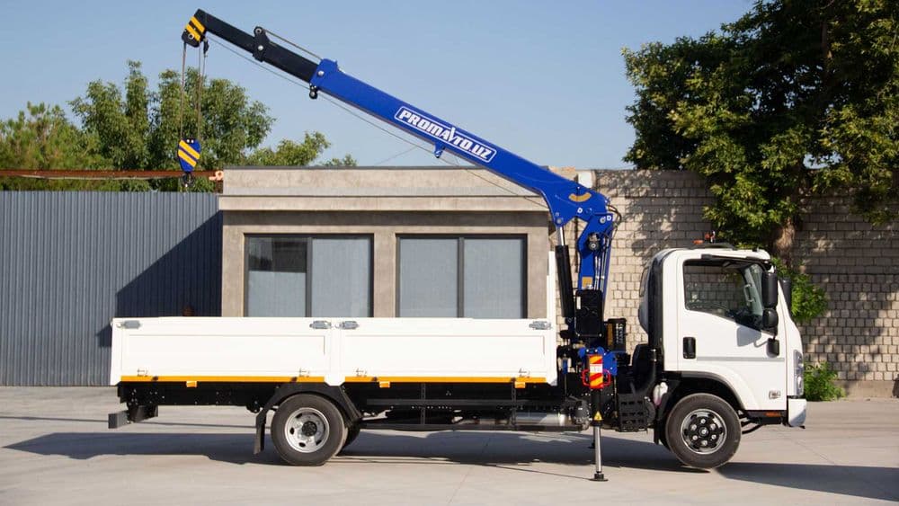Кран - манипулятор / манипулятор 3.0 т. с бортом на базе ISUZU NQR90L — 4