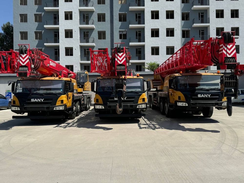 Avtokran sany 80 tonnali toshkentda tayyor shoshiling — 2