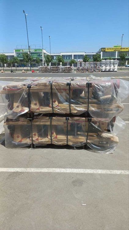 рохля с брендом Munulli 3 тонн универсал. поддон транспаллет тележка — 3