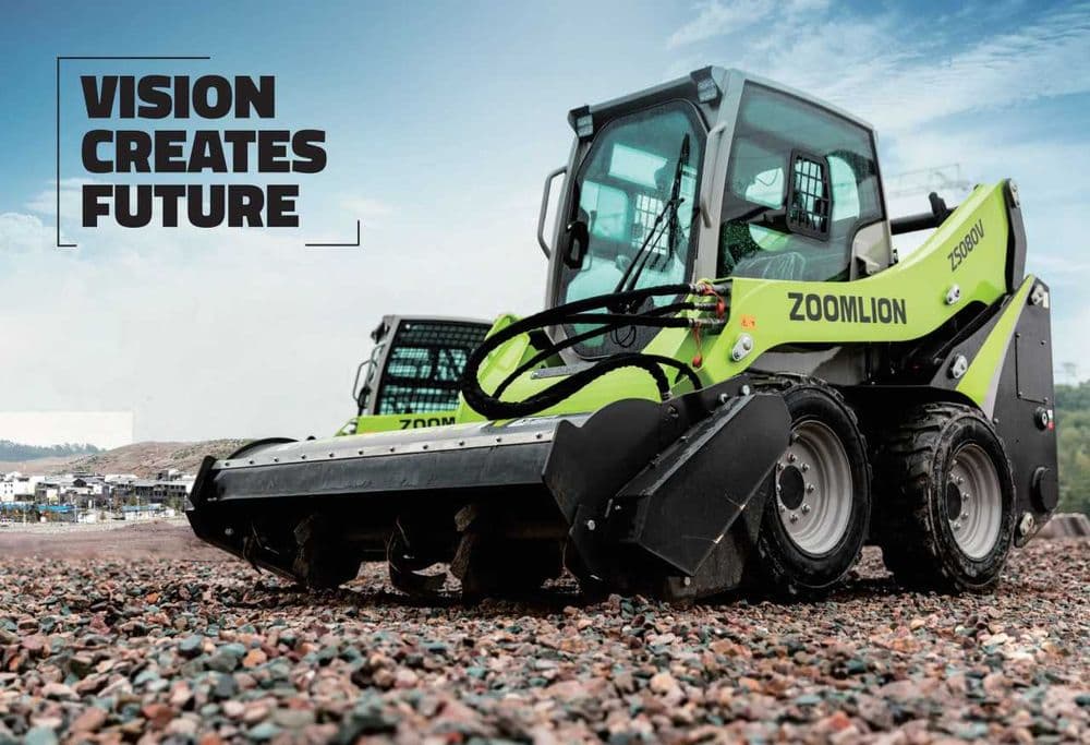 Мини-погрузчик Zoomlion ZS080V с ковшом 0.45 м³ — 2