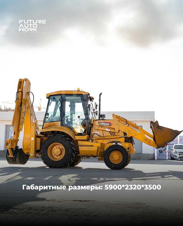 LOVOL FLB468-bitta mashinada 3 ta kuch:pogruzchik+ekskavator+buldozer — 7