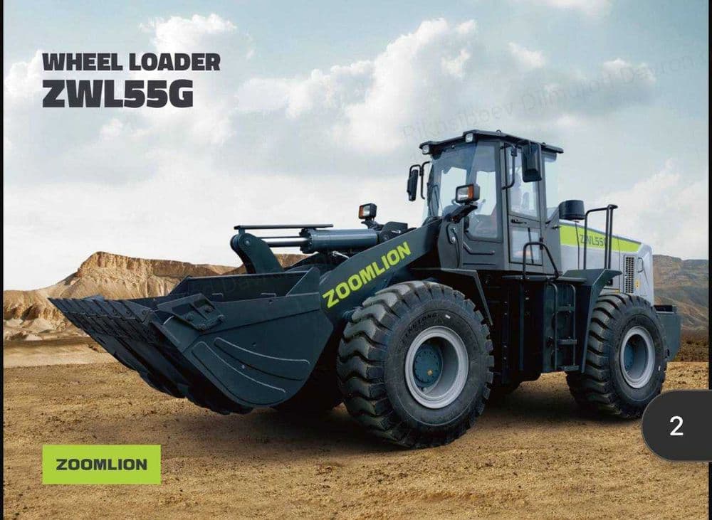 фронтальный погрузчик ZOOMLION ZWL55G с джойстиком — 1