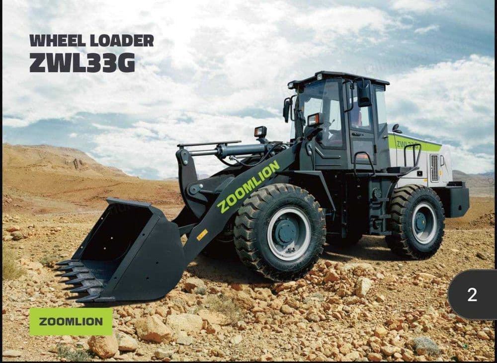 фронтальный  погрузчик  ZOOMLION ZWL33G с джойстиком — 2