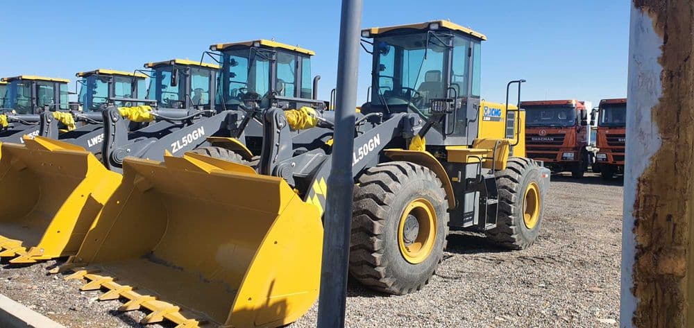 Фронтальный погрузчик, хон 3.2 куб XCMG ZL50GN тралда кеган — 2