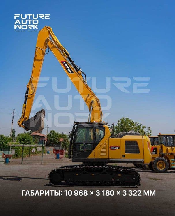 LOVOL FR220F rusumli zanjirli ekskavator foizsiz 12 oylik nasiya savdo — 4