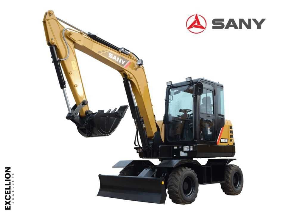 Экскаватор калесный SANY SY65W — 4