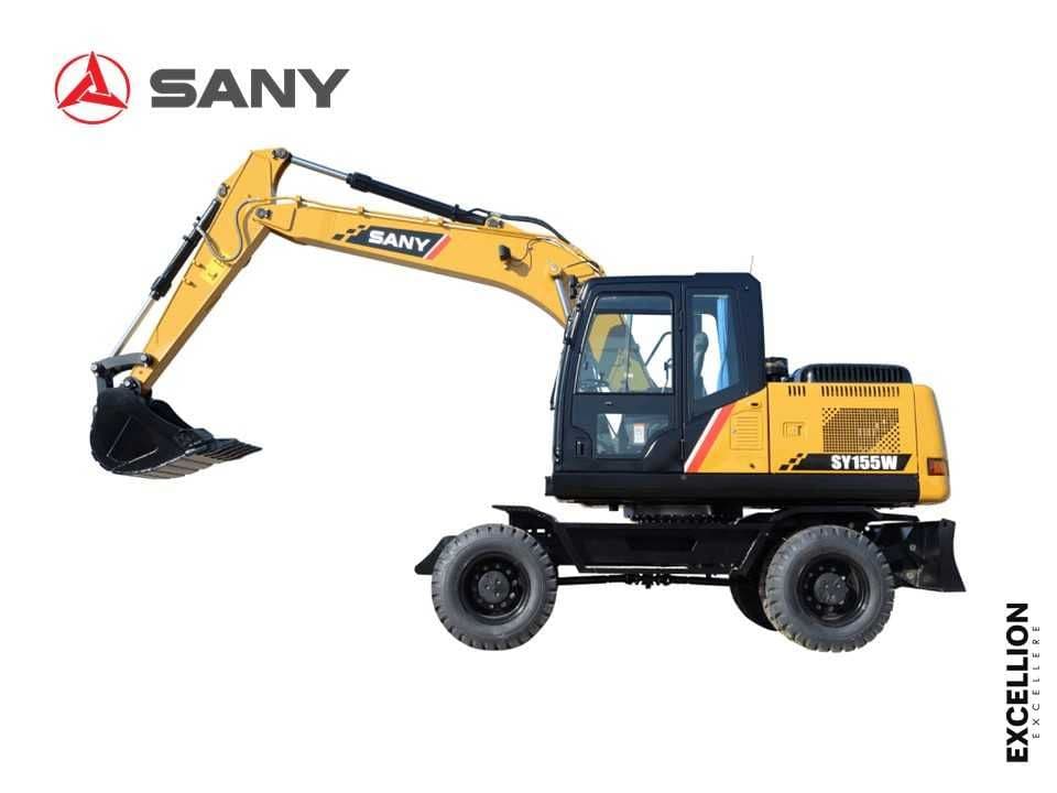 Экскаватор калесный SANY SY155W — 3