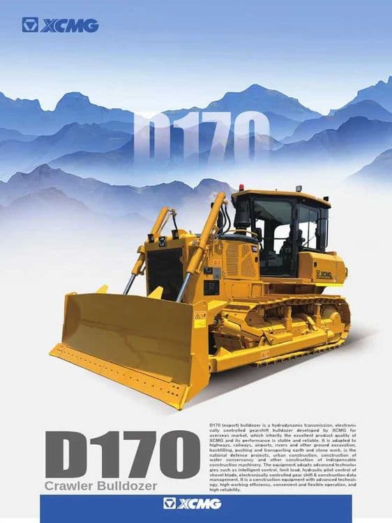 XCMG D170 —  гусеничный бульдозер — 3