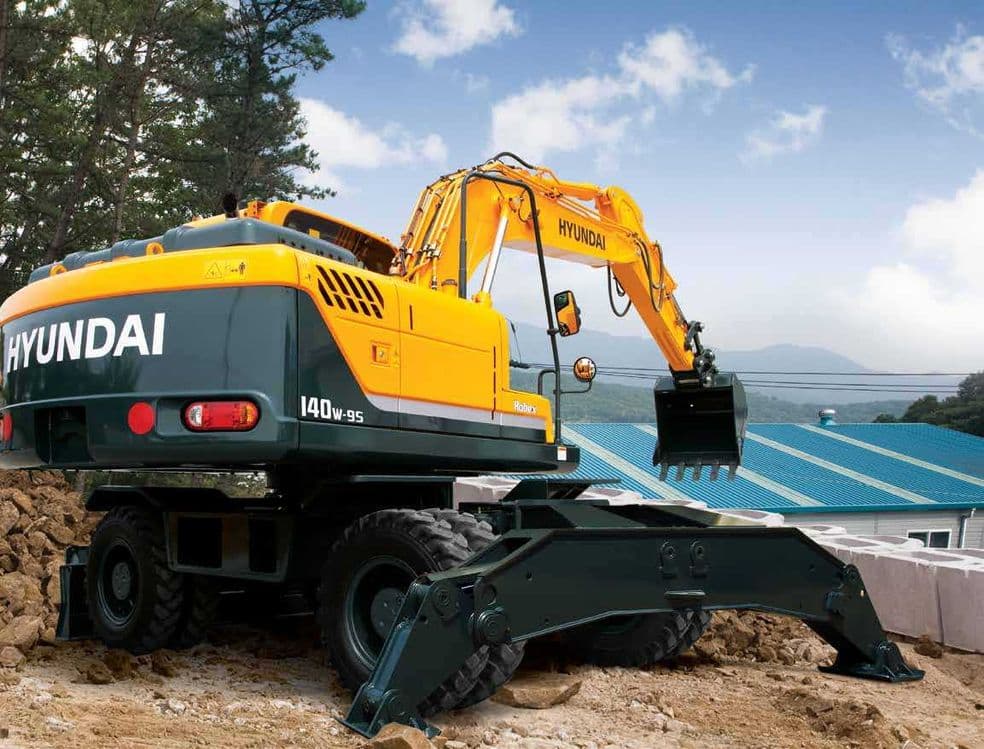 Экскаватор HYUNDAI R140W-9S Original KOREA — 2