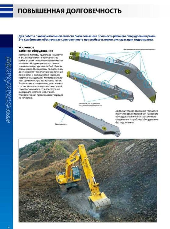 Экскаватор KOMATSU PC210LC-10 (Япония) — 7