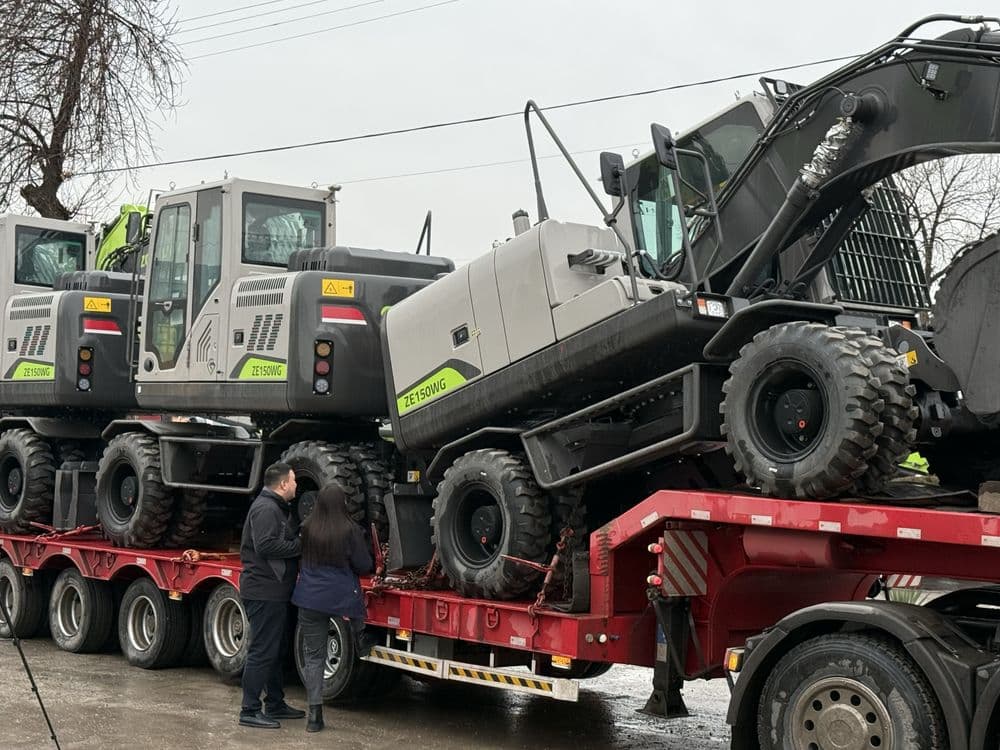 Экскаватор колёсного типа ZE150WE в рассрочку 1 год! Бош тўлов! — 3