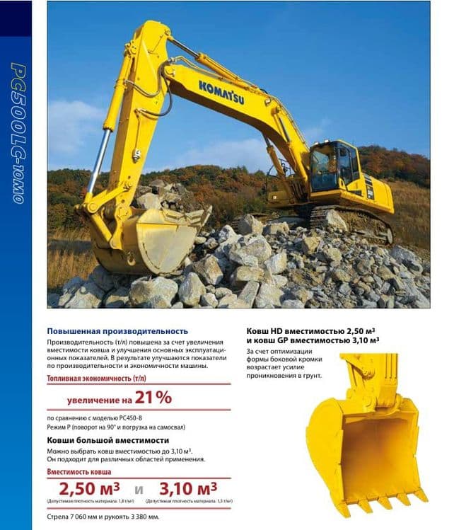 Экскаватор гусеничный KOMATSU PC500LC 50тонн (Япония) Наличии — 8