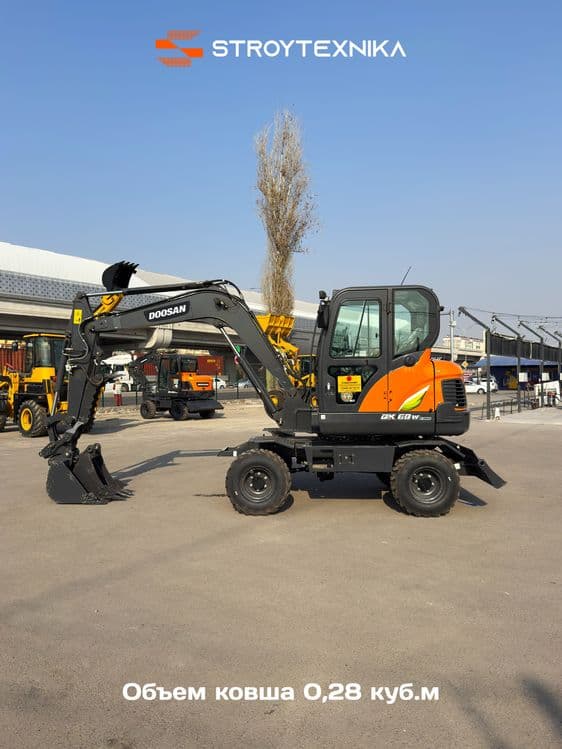 2026 Doosan DX60W Корейский экскаватор в наличии! — 4