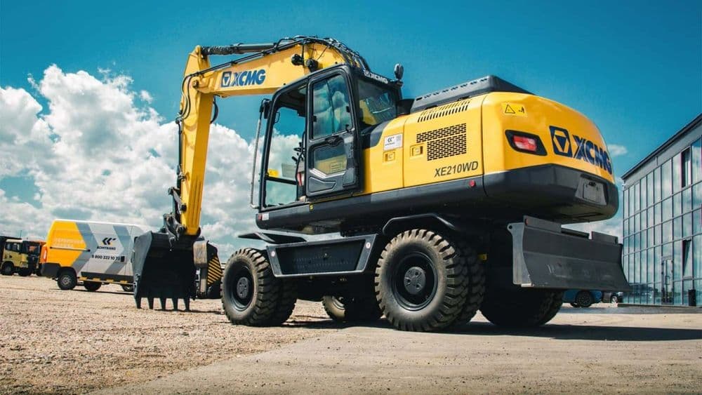 XCMG XE 210 WD колёсные экскаватор — 1