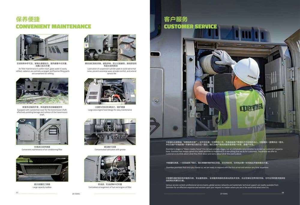 Колесный экскаватор ZOOMLION ZE150WG 0.6 куб — 6
