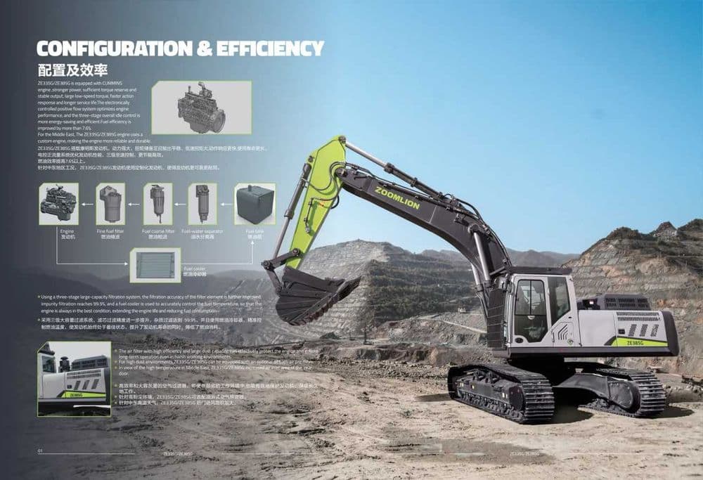 Гусеничный Экскаватор ZOOMLION ZE335G с ковшом 1.65 м³ — 3