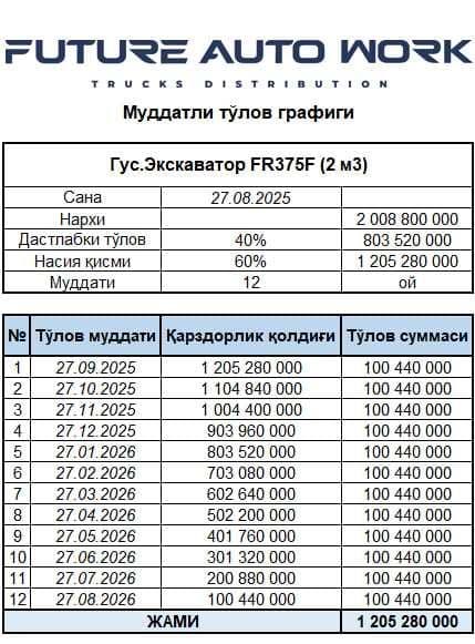 LOVOL Экскаватор FR375F 1.9 куб — 7