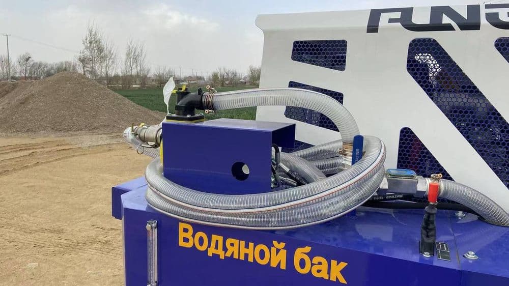Бетоносмеситель самозагрузкой Fujiang — 3