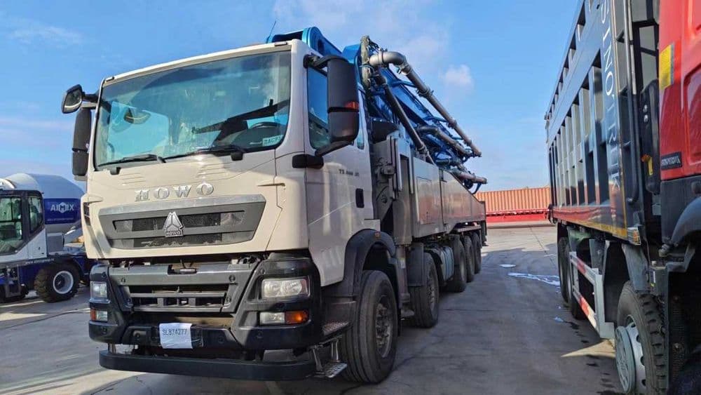 В наличии! Автобетононасос Jiuhe JH63 Sinotruk Howo-TX (500-63 метр) — 2