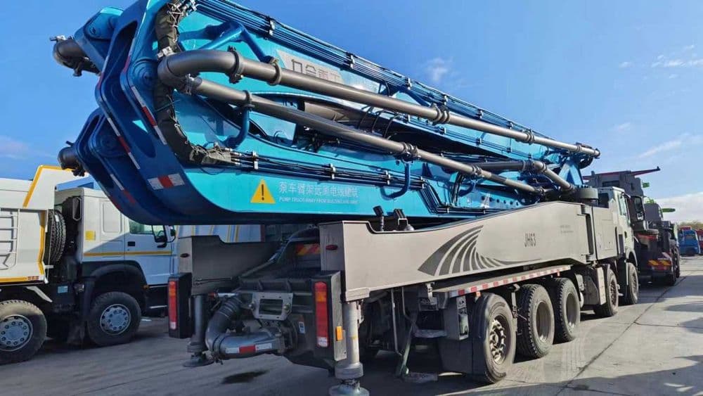 В наличии! Автобетононасос Jiuhe JH63 Sinotruk Howo-TX (500-63 метр) — 3