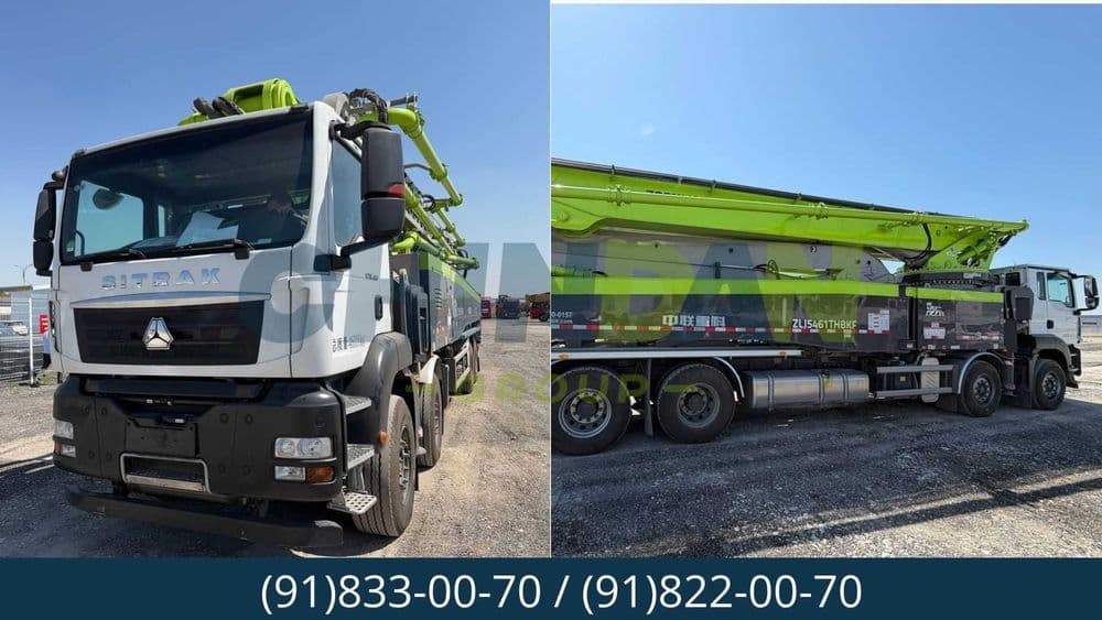 Бетононасос Sitrak Zoomlion 62 метр янги заводдан — 1