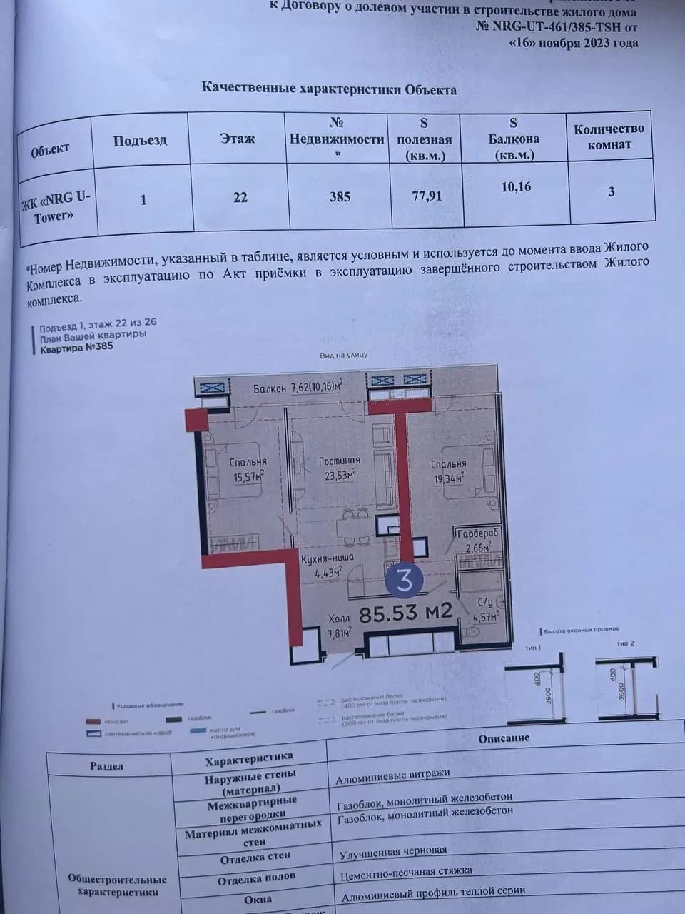 ПРОДАЕТСЯ 3/3/22 85м2 ЖК NRG U-Tower на: Дружба народов — 1