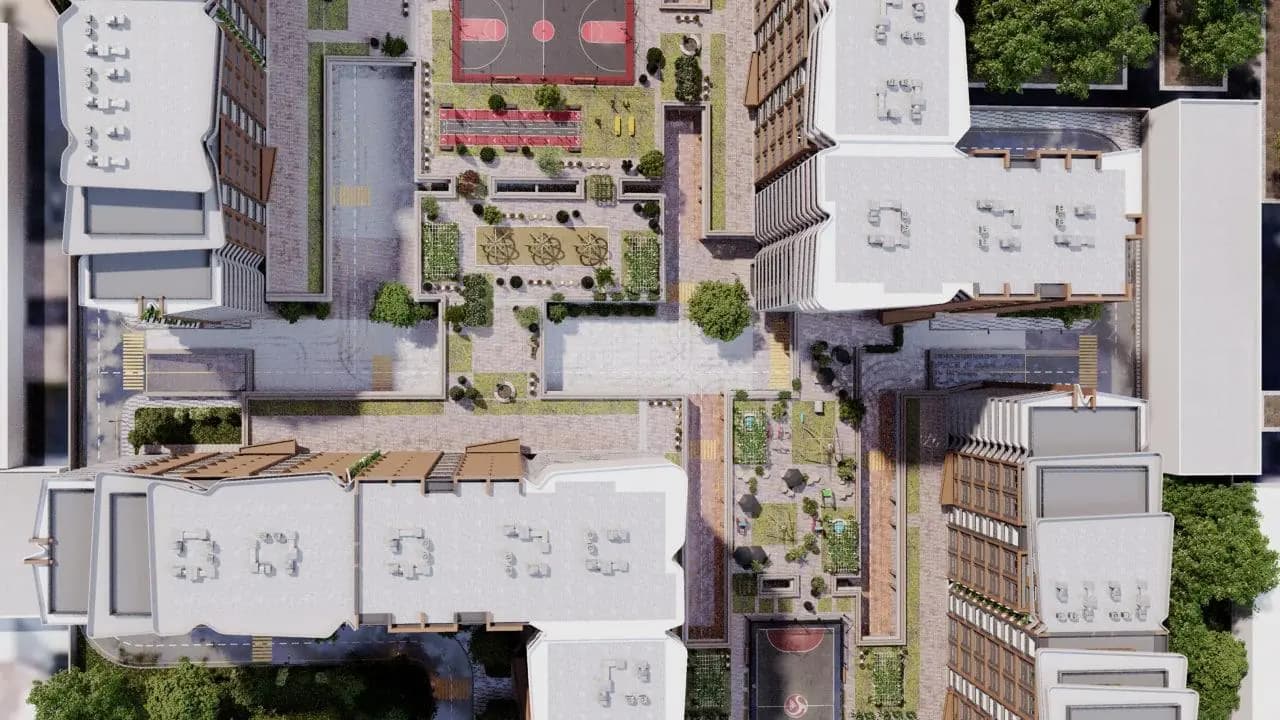 Срочно!!! ЖК Bobur Residence 49м2 — 1
