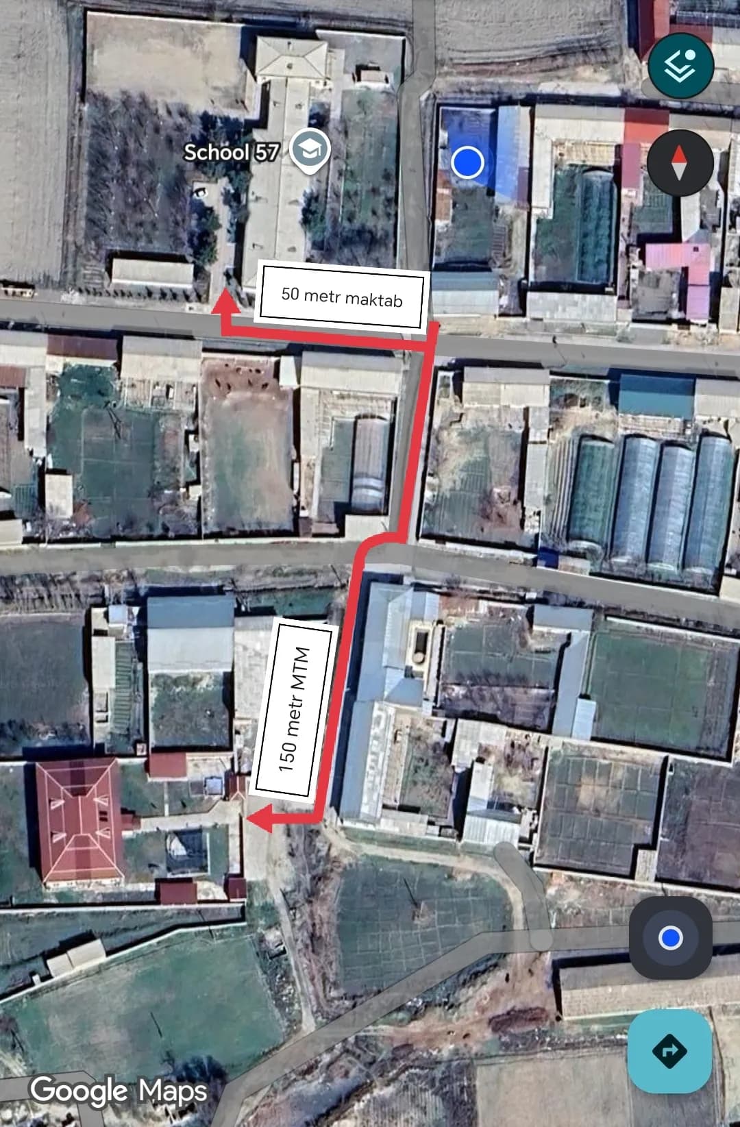 Samarqand viloyati, Pastdarg‘om tumani, muljal 57-maktab yonida joylashgan  15 sotix, 7 xonali uy — maktab yonida — 3