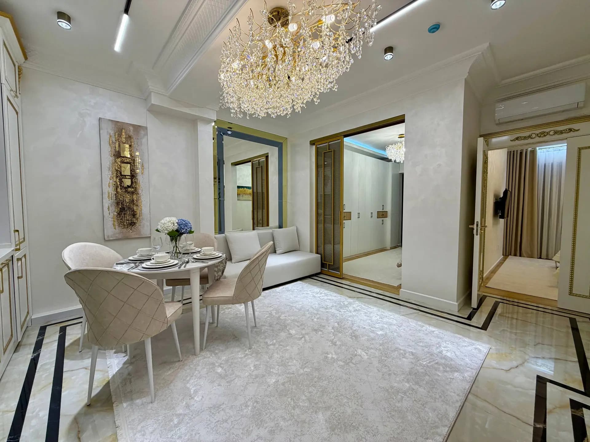 ЖК Mirabad city Ориентир: ул.Нукус, Комнат: 3 Этаж: 7 Этажность: 10 Площадь: 50м2 — 2