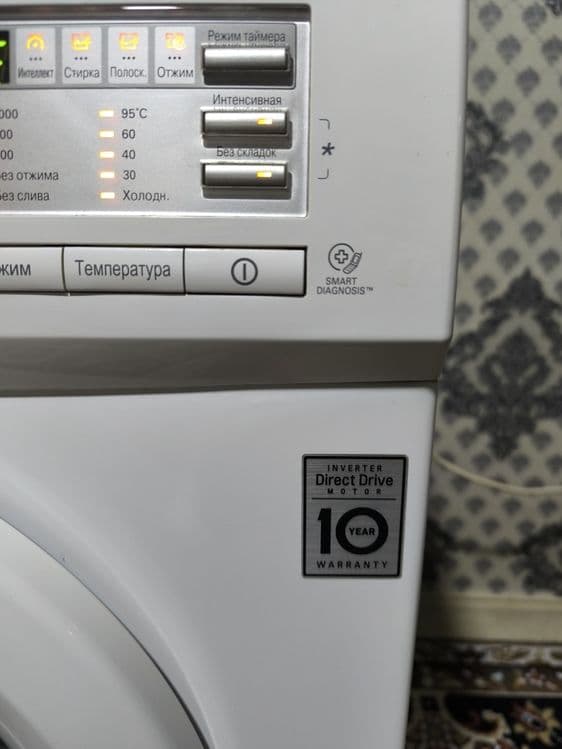 Почти новый стиральная машина LG 6к автомат smart инвертор всё рабочий — 4