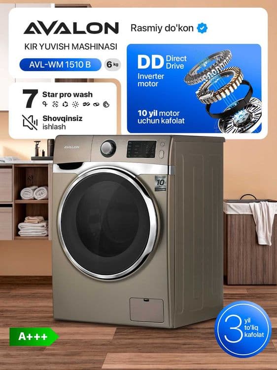 Стиральная машина AVALON-WM 1510 - (6 kg) — 5