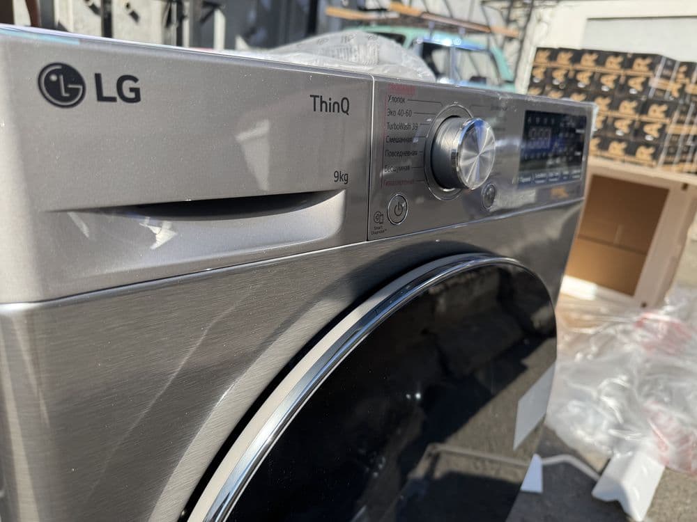 Стиральная машина LG 9кг F2V7FS2P AI DD Inverter Steam TurboWash Wi-Fi — 3