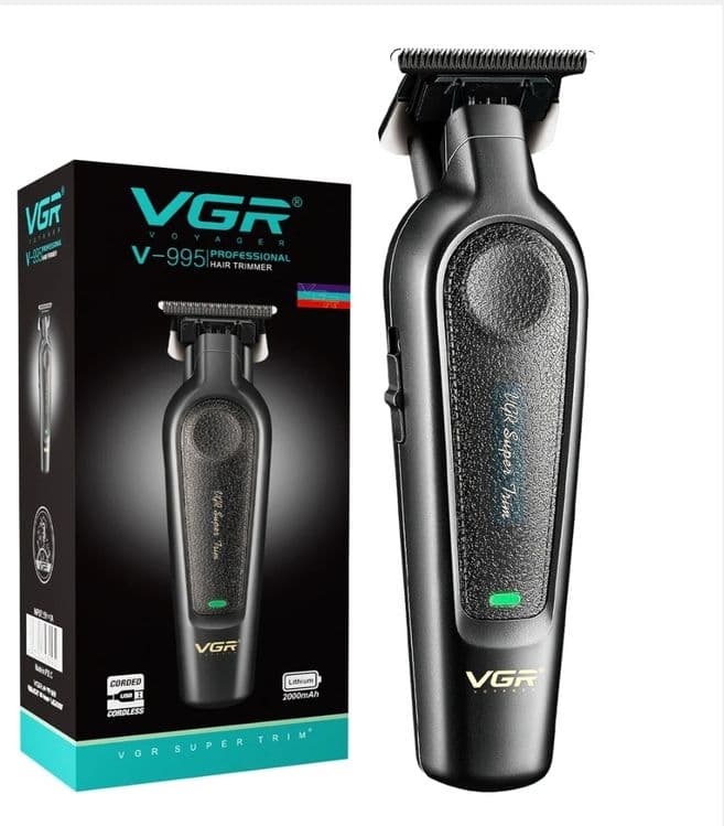 VGR V - 197 & 995 Combo. Soch va soqol olish uchun Clipper va trimmer — 11