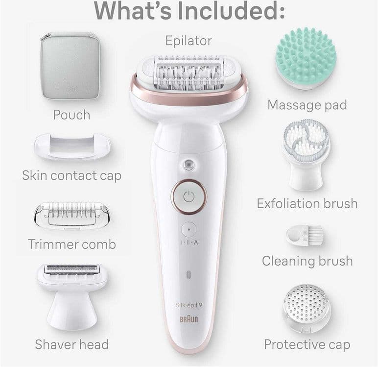 Эпилятор Braun Silk-Epil 9 Flex SES 9-080, Немецкий, гарантия 1 год. — 2