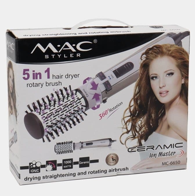 Супер скидка !!! абсолютно новый, набор фен расчёски Mac styler 5 в 1 — 1