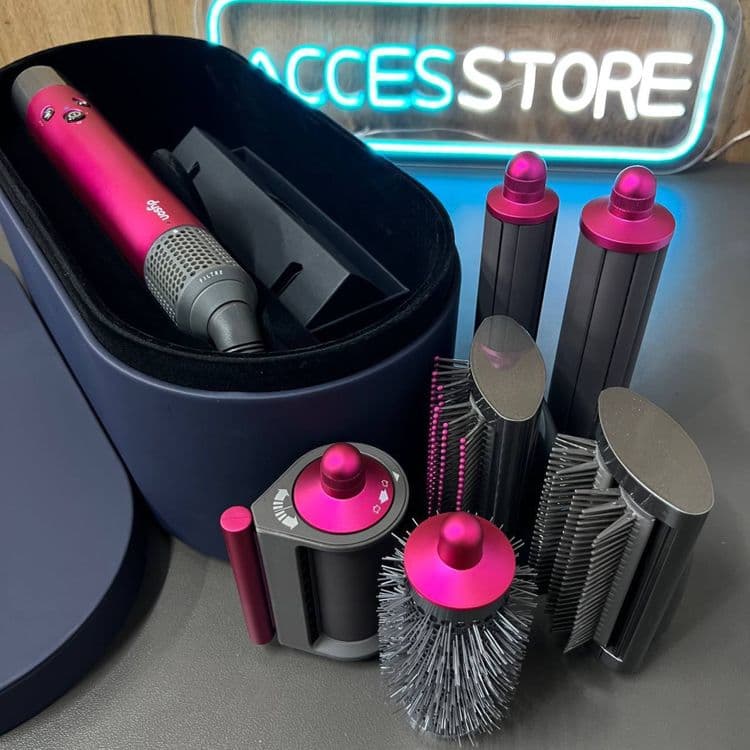 Dyson Фен и Стайлер Дайсон оригинал 8 насадок,3-х цветов, — 6