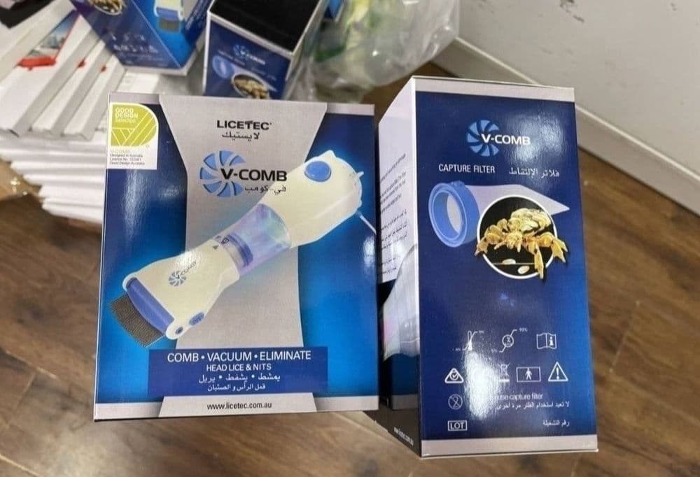 Расческа для волос от паразитов V-COMB Битасос для удаления вшей — 5