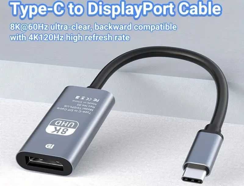 Адаптер USB 3.1 (Type-C) к DP 8К — 8
