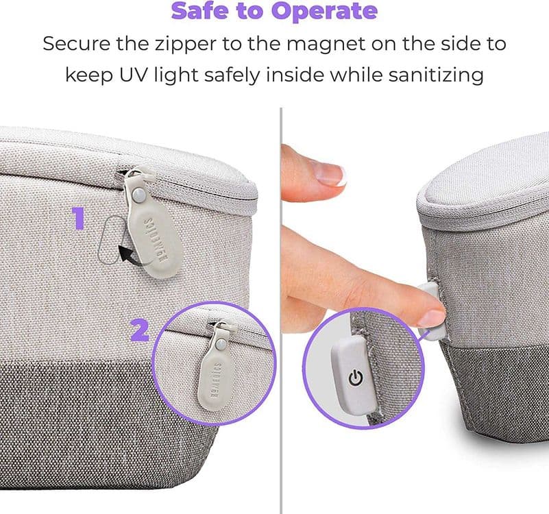 a28electronics предлагает - Новый HoMedics UV Clean Sanitizer Bag — 10