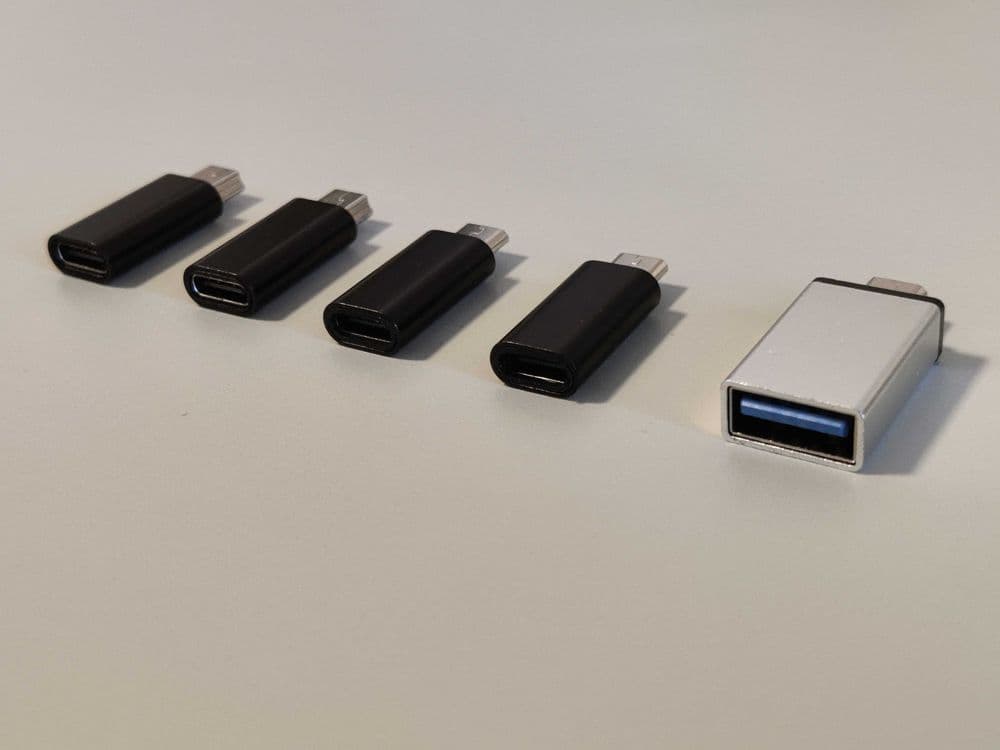USB адаптеры, переходники Type C, MicroUSB MiniUSB USB-A, male, female — 12