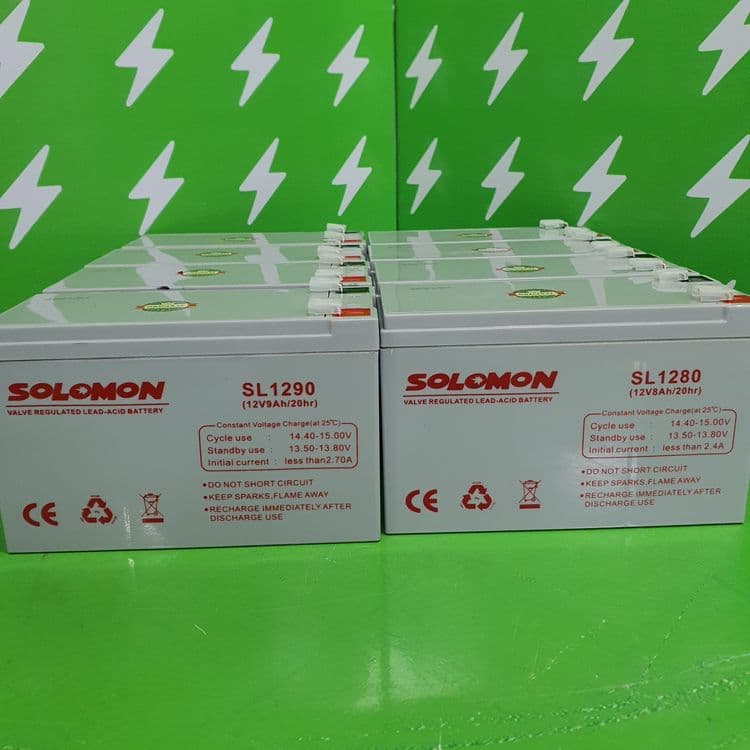 Новые Аккумуляторы Solomon 12V-7.2A 12V-8А/ 12V-9A / 12V-12A / 12V-20A — 7