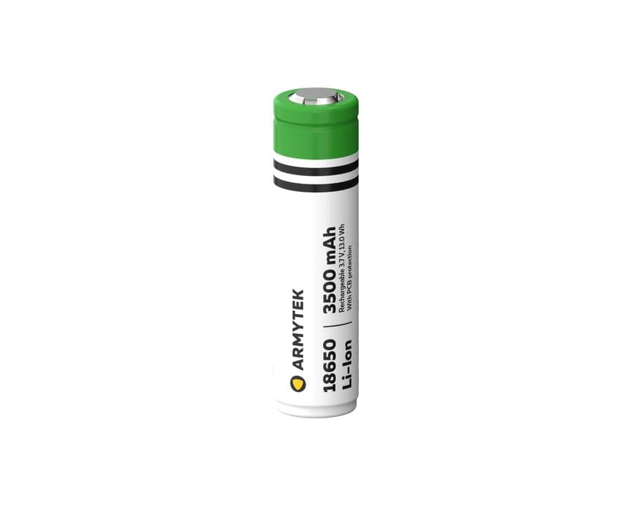 Аккумулятор батарейки Armytek 18650 защищённые  (защищённые)3500 mAh — 1
