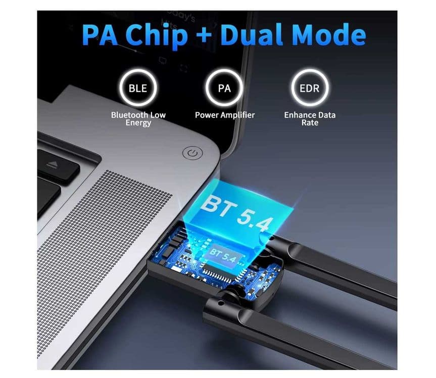 Bluetooth адаптер v5.4 (180 метров) — 12