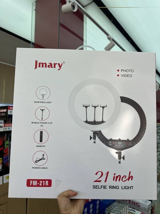 Круглая кольцевая лед лампа. Jmary 21r. Jmary 18r. — 3