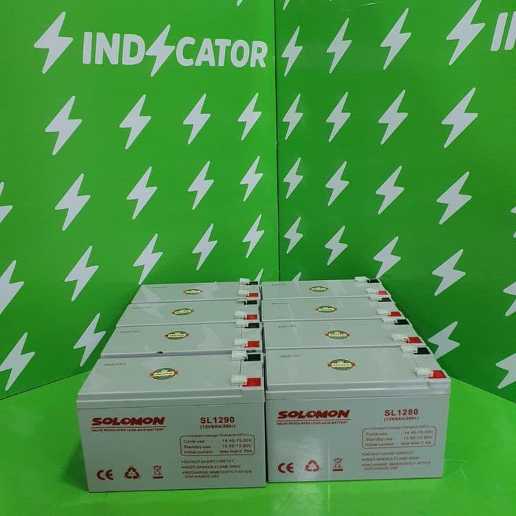 Аккумуляторы Solomon 12V-7.2A 12V-8А/12V-9A/12V-12A/12V-20A ORIGINAL! — 11