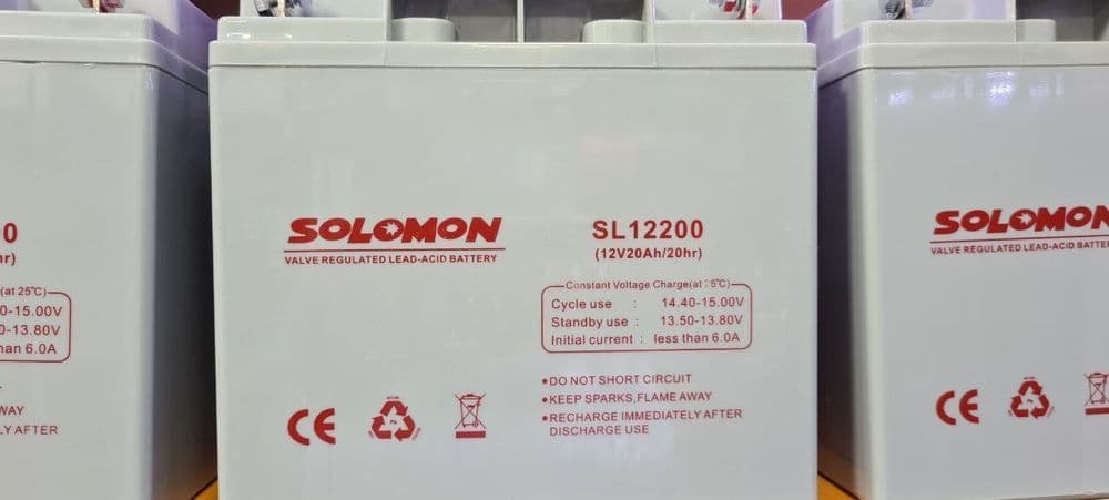 Аккумуляторы Solomon 12V-7.2A 12V-8А/12V-9A/12V-12A/12V-20A ORIGINAL! — 13
